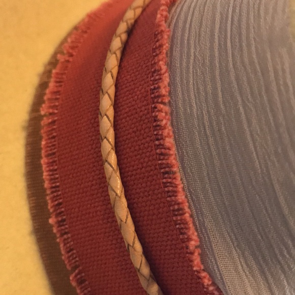 NWT 100% wool hat upcycled Western, boho, cowboy, Festival, beach,concert. - Picture 8 of 10